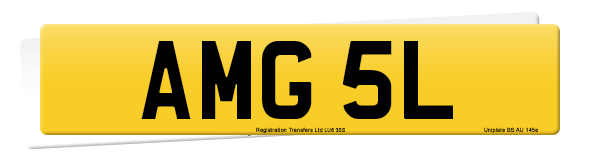 Registration number AMG 5L